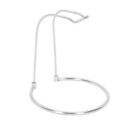 Phefop Varilla de Bobina de Acero de Acero Inoxidable Inoxidable Rollero de Pesca Giratoria Luz de Velocidad de Pesca Extraíble Soporte (Silver)