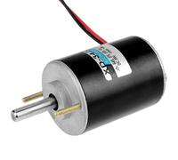 Phefop XD 3420 Motor CC de Imán Permanente de 30 W, Rodamiento de Bolas, bajo Nivel de Ruido, Alta Velocidad 3500 7000 RPM, con Control CW CCW para Máquina de Algodón de Azúcar, M (24V6000rpm)