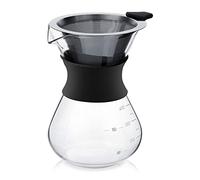 Phefopara Verter, para Verter, Gotero de Vidrio de Acero, Jarra Engrosada Reutilizable para el Hogar, Cafetería, Restaurante, Camping, Senderismo, para sobre