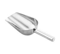 Pheille de hielo de acero inoxidable - pala de cocina para maestros de helados y uso versátil | Perfecto para cubitos de hielo, granos de café, harina, palomitas de maíz y dulces