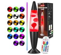 PHEJIE Lámpara de movimiento líquido con mando a distancia de 17 colores y modo de cambio automático, temporizador de 8 horas, luz nocturna para habitaciones infantiles