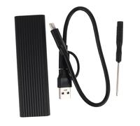 PHENOFICE 1juego Carcasa De para Ssd Tipo c USB Soporte Doble Adaptador Portátil para Discos Duros De Almacenamiento Rápida