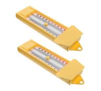 PHENOFICE 2 Piezas Termómetro de Pared para Invernadero y Medidor de Temperatura Interior y Exterior Dispositivo Multifuncional para Seguimiento de Temperatura Cultivos y Animales