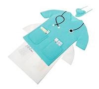 PHENOFICE 2piezas Unidades Bolsas Para Botellas De Vino Estilo Enfermera De Fieltro Resistente Para Almacenaje y Regalo Diseño Blanco y Azul Lago Portátil y Decorativo