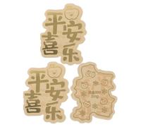 PHENOFICE 3 calcomanías para el del teléfono: Amuleto Autoadhesivo Dorado - Símbolo de Prosperidad para Celular, Tableta, Laptop, Funda, cámara, Dispositivos eléctricos, 3,6 x 2,7 cm