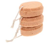 PHENOFICE 3 Esponjas Exfoliación y Revitalización Diseño Ergonómico Adultos Paquete de 3 Unidades Cuerda para Colgar