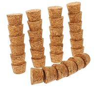 PHENOFICE 30piezas Tapones De Corcho Cónicos De Madera para Botellas De Vino y Licor Tapón Sellado Seguro para Reemplazo y Conservación De Bebidas Compatibles con Bocas para Hogar