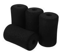 PHENOFICE 4 Resistente para Abdominal y Cómodo para Entrenamiento Fundas Negras Ajuste Seguros de Equipo de Gimnasio Ejercicios