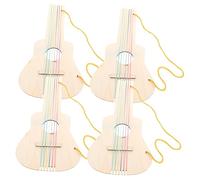 PHENOFICE 4juegos Guitarra De Madera Sin Para Niño De Instrumento Musical Para Actividades Educativas Casa y Jardín De Infantes