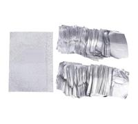 PHENOFICE 500 Unidades Envolturas Quitaesmalte de Uñas Papel de Aluminio y Almohadillas de Algodón sin Pelusa, Paquete de 5 para Esmaltes en Gel y Esmalte Permanente, Uso Profesional