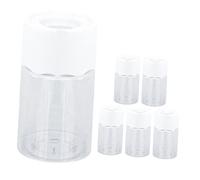 PHENOFICE 6 Macetas Hidropónicas De Plástico Transparente Redondas Decorativas para Oficina Y Hogar Ideales para Plantas