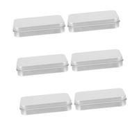 PHENOFICE 6piezas Caja De Almacenamiento De Galletas y Dulces De Forma Oblonga Recipiente Para Organizar Para Cocinas y Fiestas