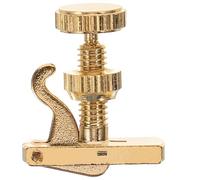 PHENOFICE Afinadores de metal dorados para violín y viola, ajustadores de cuerda precisos y ligeros, accesorios para músicos en conciertos y estudios