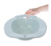 PHENOFICE Baño de Asiento Posparto para Mujeres Embarazadas Diseño sin Cuclillas y Gancho para Colgar, Material Pp para Uso en Inodoros Domésticos