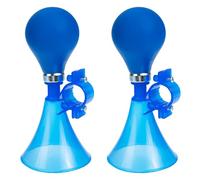 PHENOFICE Bocina de Bicicleta Sonido Nítido y Función de Advertencia de Seguridad para 2 Piezas, Timbre de Plástico Azul para Bicicleta y Mountain Bike