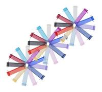 PHENOFICE Bolsas de Organza Cordón 50 Unidades Mixtas Bolsas Pequeñas de Tul para Regalos Almacenamiento de Joyas y Abanicos para Fiestas y Navidad Varios estilos