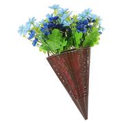 PHENOFICE Cesta De Flores Artificiales Colgante Para Decoración De Puertas Florero De Pared Lifelike Para Interiores y Exteriores Accesorio De Estilo Natural Para Hogar y Oficina