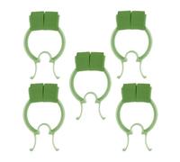 PHENOFICE Clips para Nariz de Espuma Pom y Eva Verde, Fijación Confiable para Respiración y Entrenamiento, Pack de 5 Unidades para Deportistas y Personas Mayores
