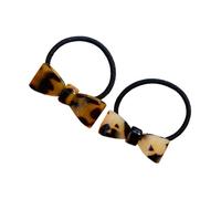 PHENOFICE Coleteros para Mujer Lazo de Leopardo 2piezas de Acrílico, Diseño Simple y Bonito para Mantener el Cabello en Su Lugar en Cualquier Ocasión Varios estilos