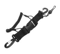PHENOFICE Correa Antipérdida para Cámara Acuática y Dispositivo, Pulsera Resistente de Plástico y Tela Negra para Buceo Submarinismo Segura y Antidesgaste
