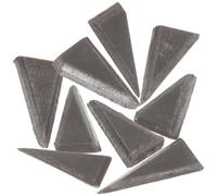 PHENOFICE Cuña de 9 piezas, cuña de metal con mango, herramienta de reparación de hierro para instalación de mango de martillo, negro, accesorios para hogar