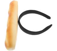 PHENOFICE Diadema Creativa de Pan Baguette Simulada para Mujer Ligera y Cómoda para Spa Fiestas Cosplay Fotos y Decoración Festiva