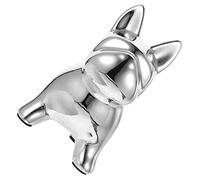 PHENOFICE Estatua Decorativa De Perro Cerámica Dorada Alcancía De Monedas para para Cumpleaños y Decoración Diseño Adorable y Funcional