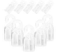 PHENOFICE Gancho para Varilla de Persiana 10 Piezas de Plástico Pom Transparente para Cortinas, Repuesto para Ganchos de Varita Ciega, Accesorios para Herrajes de Persianas, Uso en Hogar