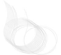 PHENOFICE Hilo de Reparación Ajuste Seguro para Gafas de Media Montura de Nylon Blanco que Previene el Aflojamiento Adecuado para Mantenimiento de Gafas
