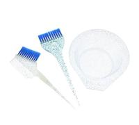 PHENOFICE Juego de 1 Set de Tazón y Brocha para Teñir el Cabello en Plástico y Fibra, Diseño Delicado y Simple, Adecuado para Mezclar y Aplicar Tinte en Procesos de Decoloración y Teñido