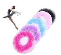 PHENOFICE Juego de 5 Redecillas Cabello Azul, Malla y Tela, Cómodas y Multifuncionales para Mujeres y Niñas en Bodas y Gimnasia