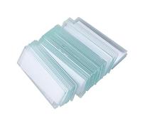 PHENOFICE Juego de 50 Diapositivas de Vidrio para Biología y Geología, Profesional para Preservar Muestras Visualización Clara en Laboratorio Médico y Químico