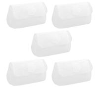 PHENOFICE Láminas de Lona de Malla Plástica Fina 5 Piezas, Tamaño Pequeño Orificios de 2 Mm, para Manualidades, Confección de Bolsos Bandolera y Proyectos de Crochet Artesanal