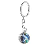 PHENOFICE Llavero con diseño de globo terráqueo, accesorio decorativo para mochilas y bolsos, funcional y no fácil de deformar, pensado para en ambientes escolares