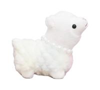 PHENOFICE Llavero de Alpaca de Peluche Rosa para Mochila y Llaves