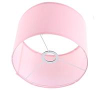 PHENOFICE Pantalla Resistente de Tela Mesa de para Rosa Lámpara Base E27, Patrón Brillante, Estructura Firme y Adecuado para Cocina y Comedor