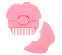 PHENOFICE Peine Recortador Manual Doble Cara para Bebés Cortadora de Puntas y Flequillo Herramienta Segura para Cortar Cabello Fino Casa y Salón Diseño Ergonómico Rosa