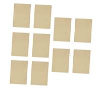 PHENOFICE Piel Sintética de Silicona para Práctica de Tatuajes 10 Láminas Bordes Redondeados Color Amarillo Tamaño Pequeño Flexible y Reversible para Brazos Piernas y Espalda Adecuado