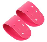 PHENOFICE Protectores de Puntera para Patines Rosa 1 Par Cuero | Patines de Ruedas, Limpieza Sencilla, Cobertura Uniforme, Accesorios de Repuesto