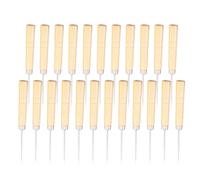 PHENOFICE Punzón de Costura Función de Doblado y Perforado Mango de Madera y Metal 50 Piezas Herramienta Manual Práctica para Bricolaje y Costura para Modistas y Amantes del DIY