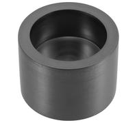 PHENOFICE Recipiente de Grafito Redondo para Fundición de Plata y Aluminio, Resistencia a Alta Temperatura y Larga Vida Útil, Capacidad de 6 Ml para Joyería y Metal