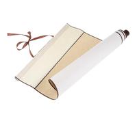 PHENOFICE Rollo de Papel de Pergamino Chino en Blanco para Caligrafía Tradicional, 81x34cm, Varilla de Madera Dorada, Fácil de Almacenar y Decoración Colgante Estilo Varios estilos