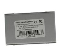 PHENOFICE Selector USB 2.0 para Impresora y Escáner Automático, Compartidor De Computadoras para Oficina y Hogar, Conmutador Periférico Compacto, Compatible, Color Negro