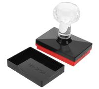 PHENOFICE Sello de Reloj para Pequeño y Liviano de Plástico y Silicona, Estampador Redondo Educativo para Aprender Horas en Flashcards y Worksheets