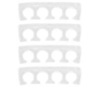 PHENOFICE Separadores de Dedos de Silicona Cómodos y Portátiles para Manicura y Pedicura, 2 Pares para Cuidado de Uñas en Casa para Mujeres y Hombres