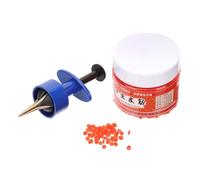 PHENOFICE Set de Clips para Gusanos de Sangre Herramienta de Amarre, 3000 Unidades, Goma Elástica 1.5X3 CM, Accesorios para Aparejos de Pesca en Ríos y Lagos