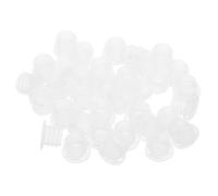 PHENOFICE Tapones de Botellas de Plástico PE Reutilizables Anillo de Tracción Blanco 100 Prueba de Fugas para Sellar Botellas de Jugo y Vino