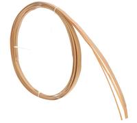 PHENOFICE Tiras de Madera de Caña Natural para Tejer Cestas, 4 Rollos (longitud 3 M, Anchos 0,3 Cm, 0,5 Cm, 0,8 Cm y 1 Cm), Material Artesanal Flexible y Resistente para Decoración de Bodas