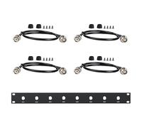 Phenyx Pro Kit de antena BNC, cuatro cables de conexión BNC de 50 cm para antenas de montaje frontal, compatible con la nueva versión PTU-4000/6000/7000