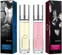 Pheromone Perfume Women | Roll On Perfume | Long Lasting Pheromone Infused Essential Oil Perfume Cologne, Portable Perfume Long Lasting Female (Male+Female)